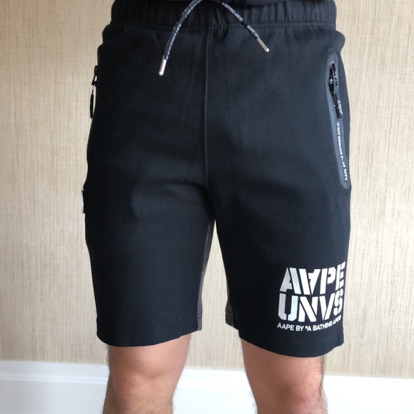 pe By A Bathing Ape Shorts pe By A Bathing Ape Bape Camo X Black Shorts S Poshmark